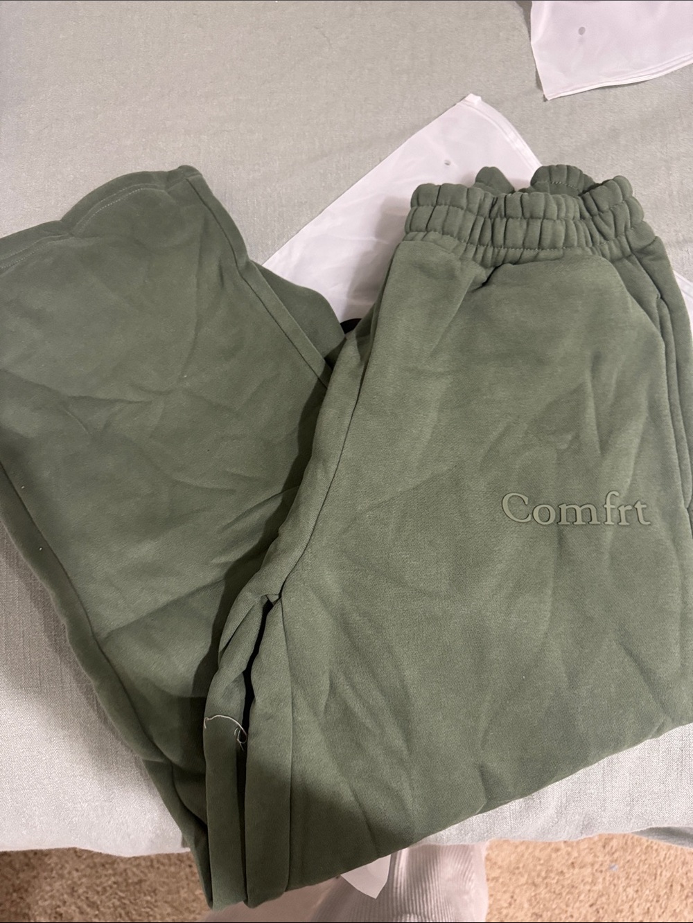 Comfort Olive Green  Sweatpants